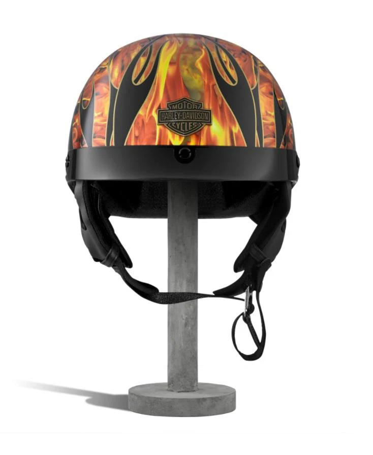 Harley-Davidson Half Helmet Fire Breather Ultra-Light J02 - 98173-18VX - Image 3
