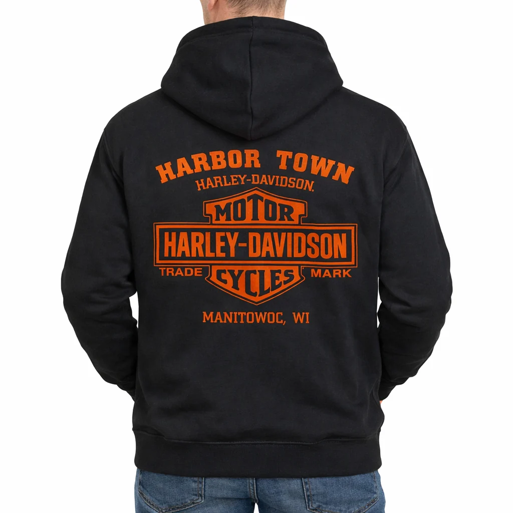 Harley-Davidson® Men's Bar & Shield Logo Pullover Hooded Sweatshirt 40290932 - Image 5