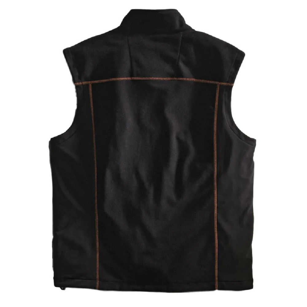 Harley-Davidson Men's Windproof Fleece Motorcycle Vest, Black. 98567-16VM - Image 5