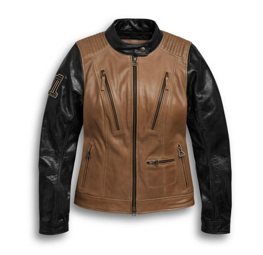 Harley-Davidson® Women's Arterial Leather Jacket - 98005-20VW - Image 3