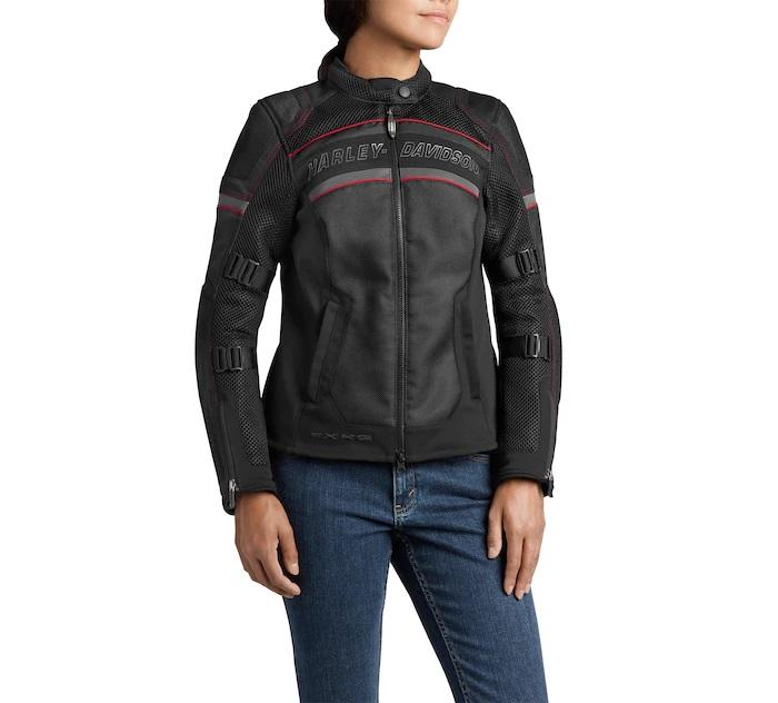 Harley-Davidson Women's FXRG Mesh Motorcycle Jacket - 98333-19VW - Image 4